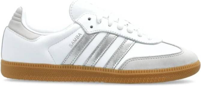 Adidas Witte Sneakers Handtekening Logo Detail
