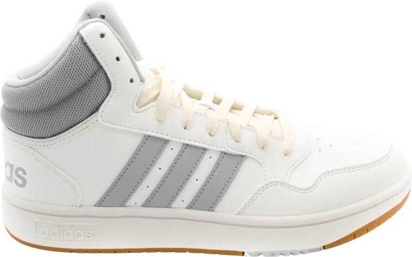 Adidas Sportswear Hoops 3.0 Mid Lifestyle Basketball Classic Vintage Schoenen Heren Wit