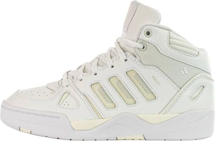 Adidas Witte Street Sneakers Geïnspireerd door Basketbal White Heren