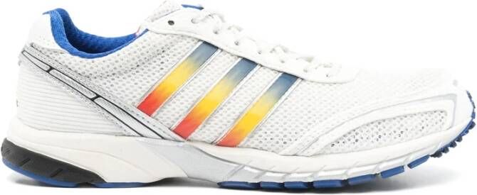 Adidas Witte Veterschoenen met Handtekening Strepen