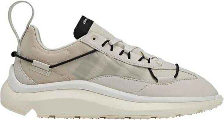Y-3 Mesh Sneakers met Logo Detail Gray Heren