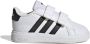 Adidas Sportswear Grand Court 2.0 sneakers wit matzilver Imitatieleer 25 - Thumbnail 2