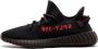 Adidas Zwart Rood Yeezy Boost 350 V2 Red Heren - Thumbnail 1