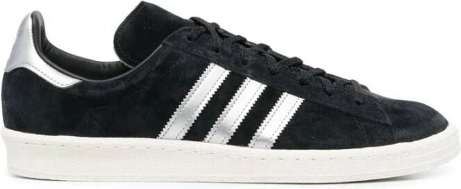 Adidas Zwarte Campus 80s Suede Sneakers Black Heren