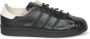 Y-3 Zwarte en witte sneakers met leren zool Black Unisex - Thumbnail 10