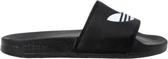 Adidas Zwarte Print Slippers Lente Zomer Black Heren