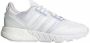 Adidas Originals ZX 1K Boost Schoenen Cloud White Cloud White Violet Tone Dames - Thumbnail 1