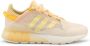 Adidas Originals ZX 2K Boost Pure Schoenen Wonder White Orange Tint Solar Gold Dames - Thumbnail 2
