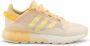 Adidas Originals ZX 2K Boost Pure Schoenen Wonder White Orange Tint Solar Gold Dames - Thumbnail 2