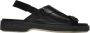 Adieu Paris Type 140 sandalen in zwart leer Zwart Heren - Thumbnail 1