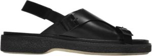 Adieu Paris Zwarte Leren Type 140 Sandalen Zwart Heren