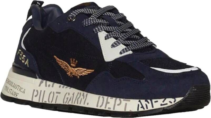Aeronautica militare Casual Sneaker Schoenen Blue Heren
