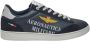 Aeronautica militare Lage Sneakers Blue Heren - Thumbnail 1