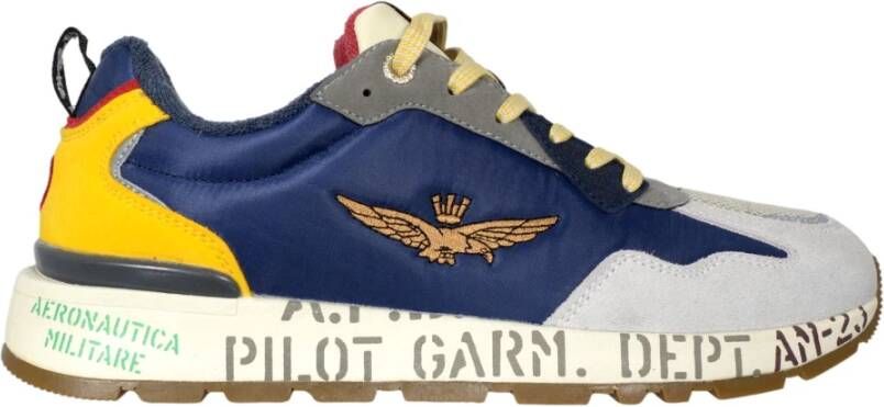 Aeronautica militare Sneakers Blauw Heren
