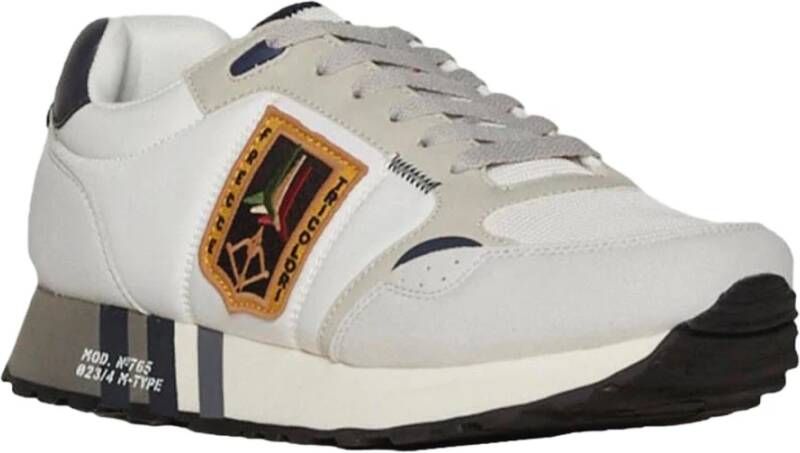 aeronautica militare Stijlvolle Sneaker voor Mannen White Heren