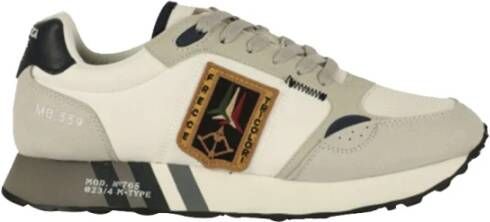 Aeronautica militare Witte Sneakers Stijlvol Comfort Design Multicolor Heren