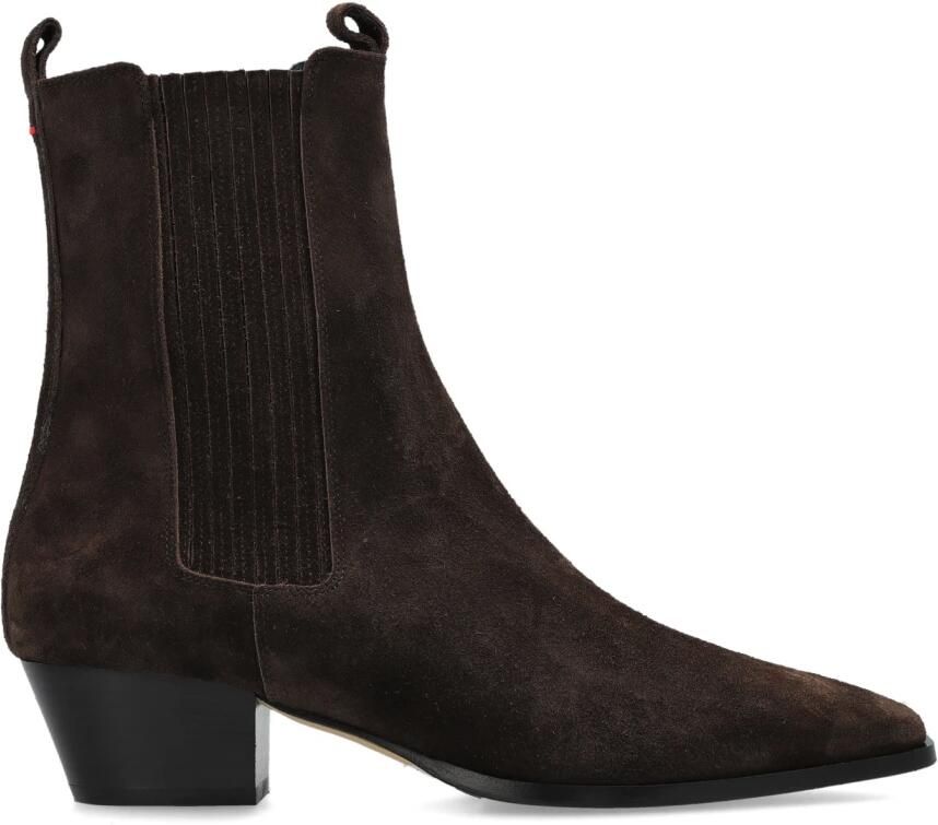 Aeyde Suède Leren Moka Stijlvolle Schoenen