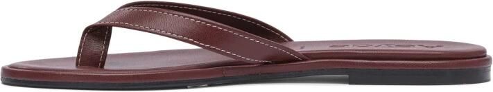 Aeyde Bruine leren sandalen voor vrouwen - Foto 4