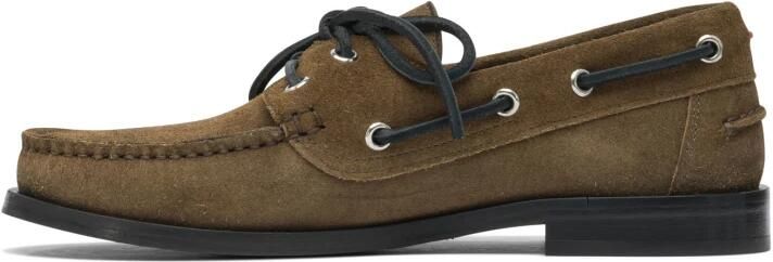 Aeyde Bruine Loafer Schoenen voor Vrouwen