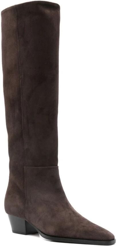 Aeyde Medea Suede Kniehoge Laarzen