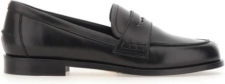 Aeyde Zwarte Leren Instap Schoenen Black Dames - Foto 3