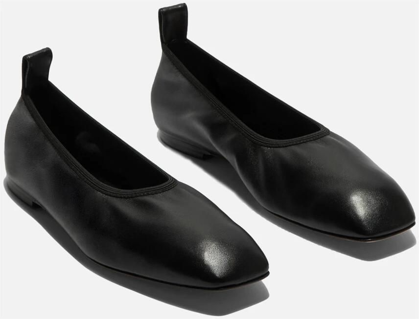 Aeydē Nomi Nappa Leather Black Ballerina in zwart - Foto 2