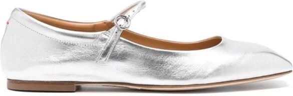 Aeyde Uma Square-Toe Ballerina Flat