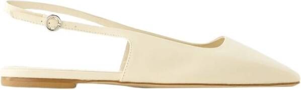 Aeyde Beige-Creamy Ballerina Beige Dames