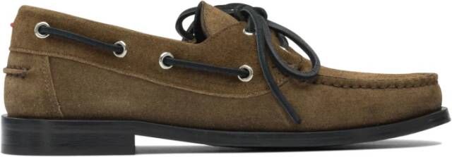 Aeyde Bruine Loafer Schoenen voor Vrouwen