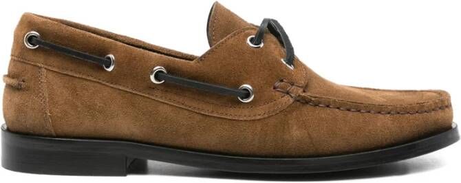 Aeyde Bruine Suède Veterschoenen