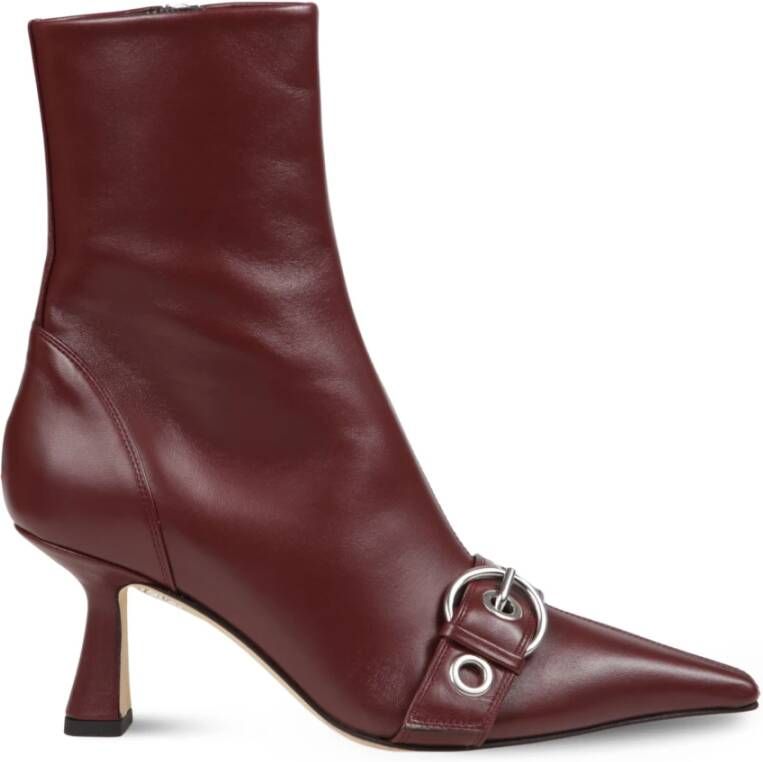 Aeyde Halima Eyelet Pointed Boots