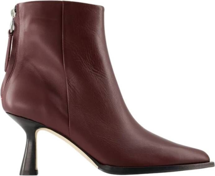 Aeyde Heeled Boots Red Dames