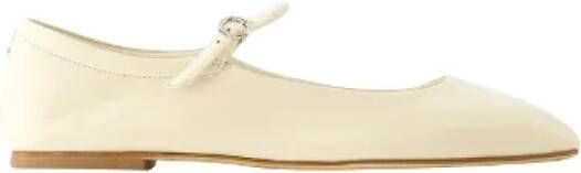 Aeyde Leather flats Beige Dames