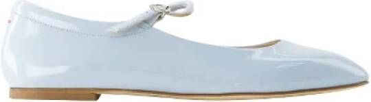 Aeyde Leather flats Blue Dames