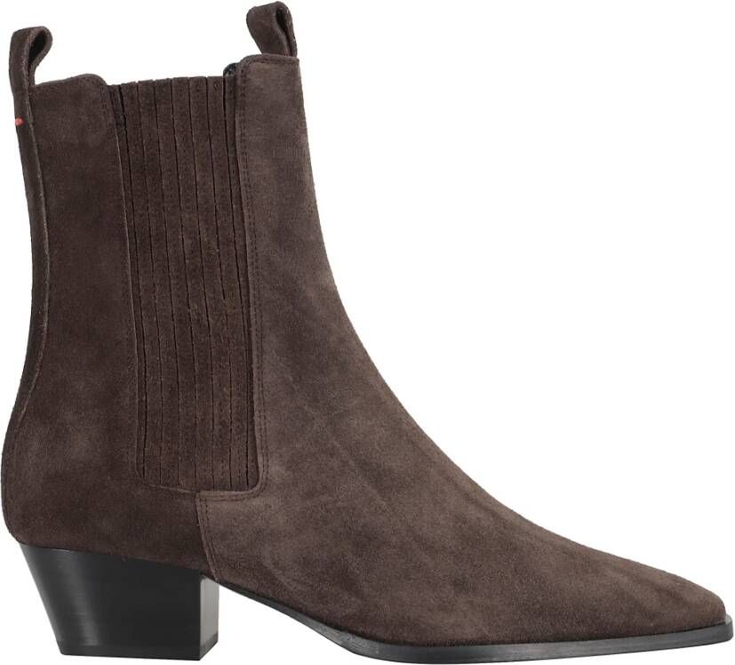 Aeyde Moka Cow Suede Enkellaars