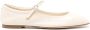 Aeyde Leren Ballerinas in Beige en Wit White Dames - Thumbnail 6