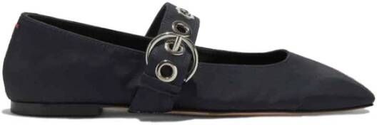 aeyde Stijlvolle Schoen met Oogjes en Grosgrain