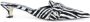 Aeyde Zebra Ponyhair Puntige Neus Kitten Hakken - Thumbnail 1