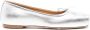 Aeyde Zilver-tone Leren Boogdetail Instap Schoenen - Thumbnail 1