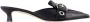 Aeydē Slippers & Mules Danielle Sandals Leather Black in zwart - Thumbnail 1