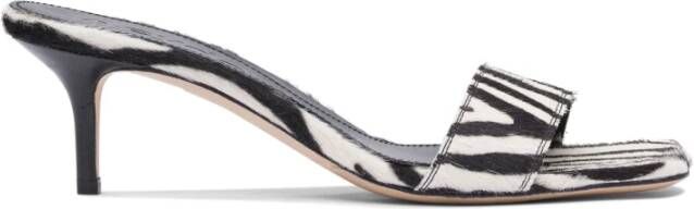 Aeyde Zwarte Leren Sandalen voor Vrouwen