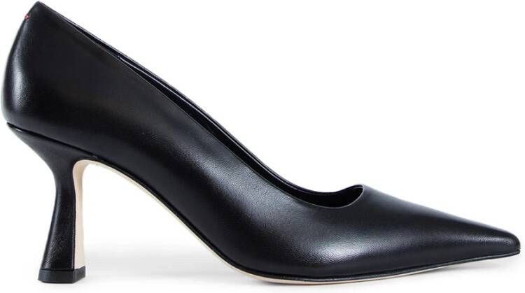 Aeyde Zwarte Leren Stiletto Hakken