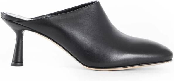 Aeyde Zwarte Nappa Leren Stiletto Hakken