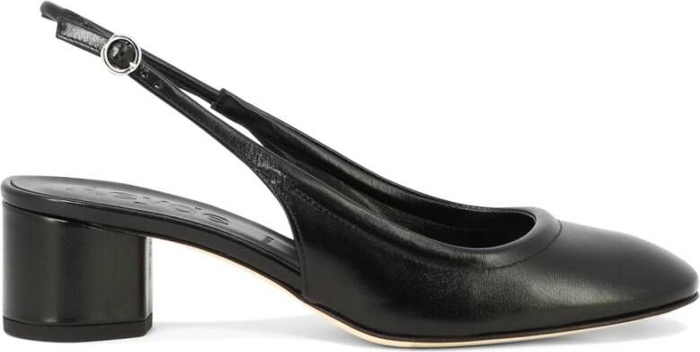 Aeyde Zwarte Slingback Pumps Stijlvolle Gelegenheden