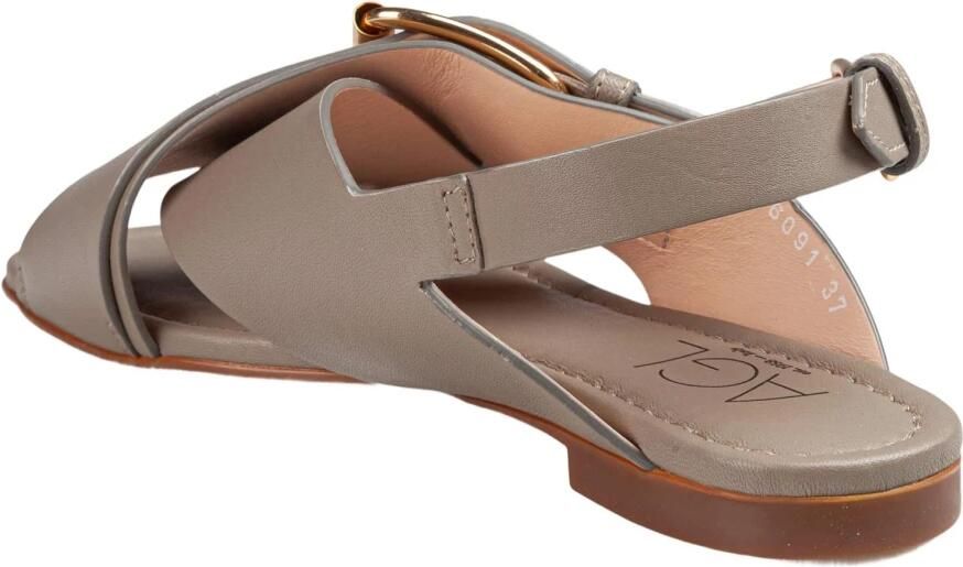 AGL Criss cross leren sandaal - Foto 2