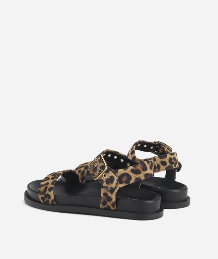 AGL Gedrukte dubbele gesp sandaal Cristina