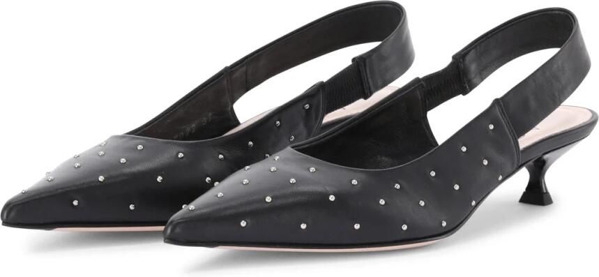 AGL Gestudde Slingback met Comfortabele Hak