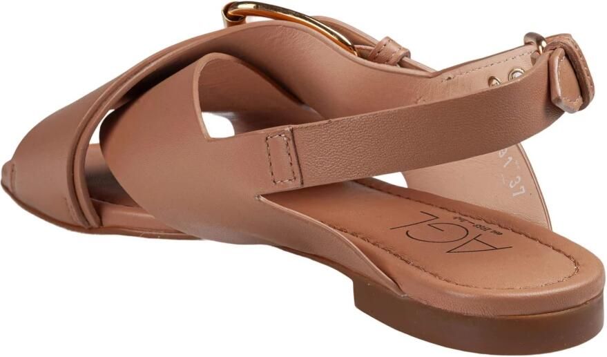 AGL Leren sandalen met gekruiste bandjes - Foto 2