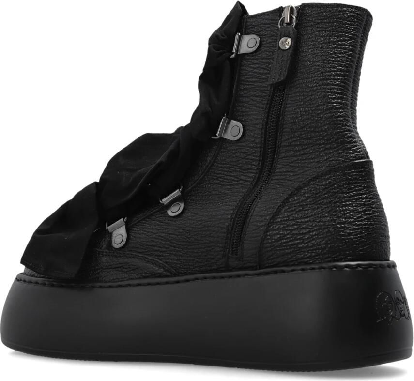 AGL Vibe Lint Leren Platform Schoenen - Foto 2
