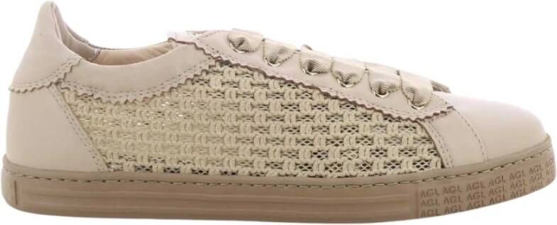 AGL Beige Damesschoenen Sade Plots